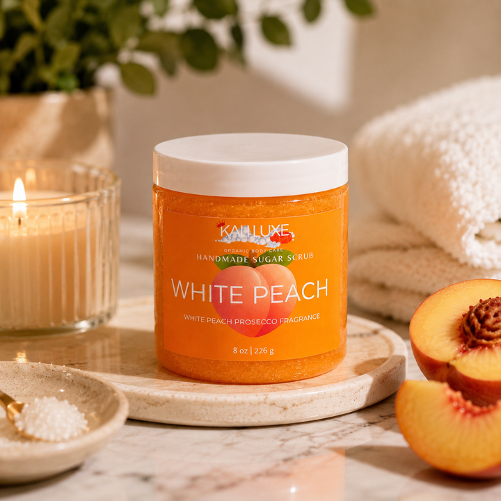 White Peach Body Scrub ( Fruity)
