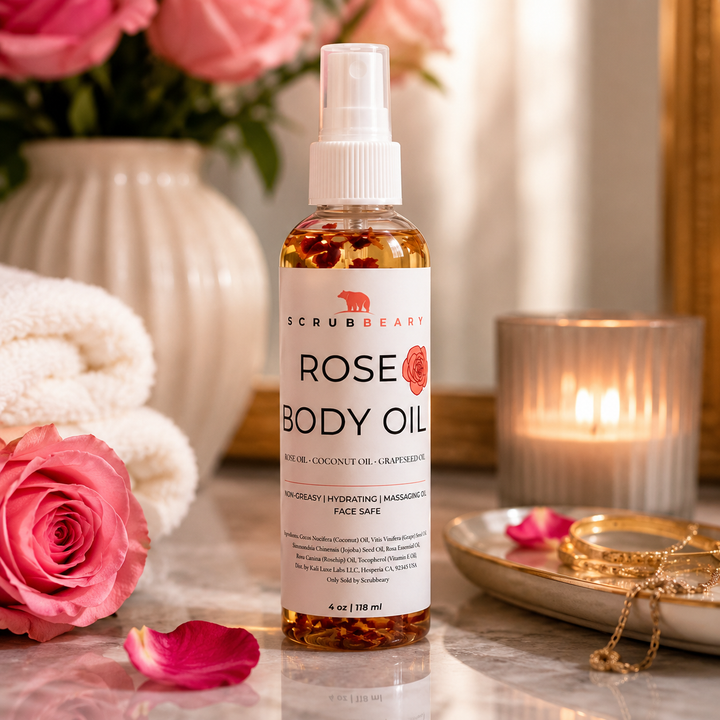 Rose Body Oil (Face Safe)